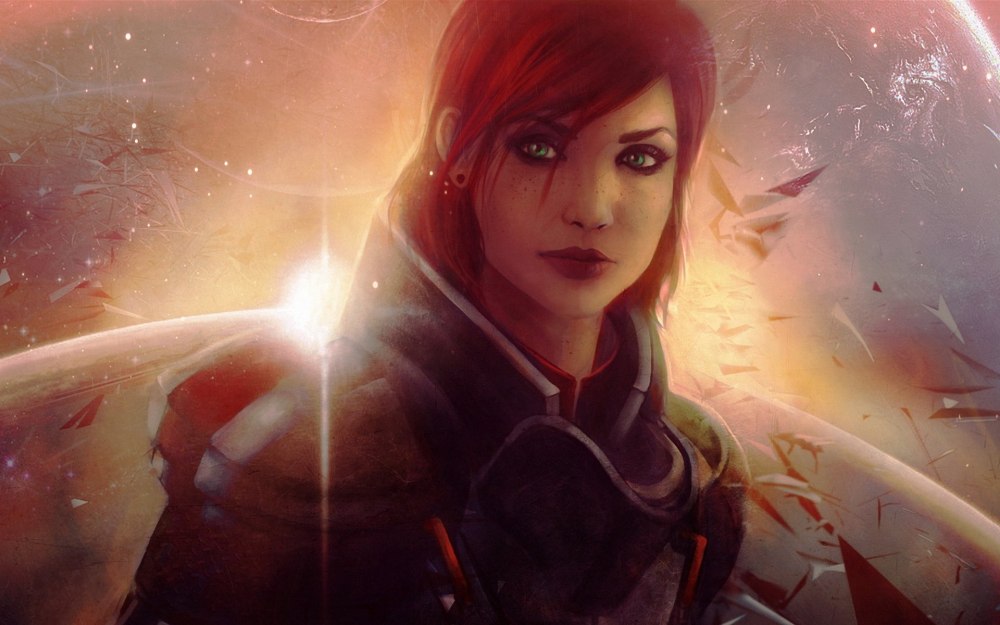 Mass Effect Шепард Art