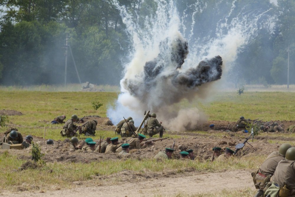 Военный фестиваль поле боя vovanko