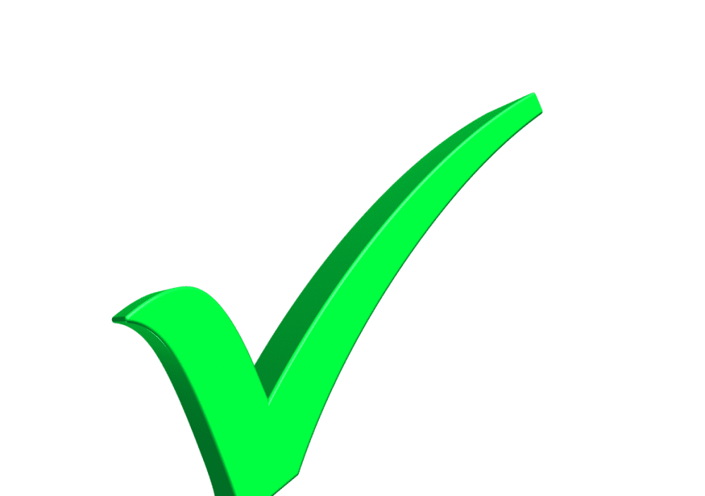 Знак зеленая галочка