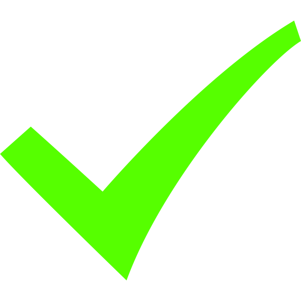 Знак зеленая галочка