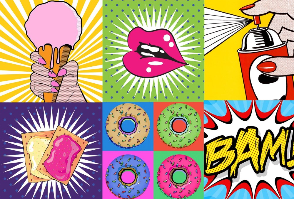 Шрифт в стиле Pop Art