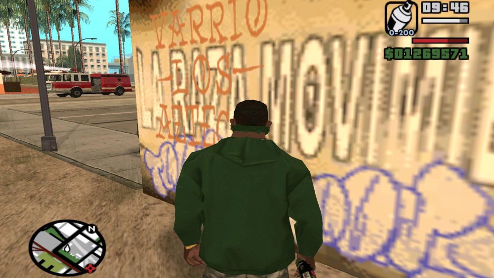 GTA San Andreas граффити