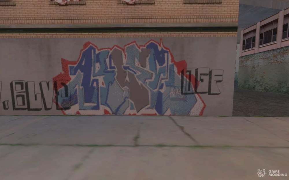 GTA San Andreas граффити