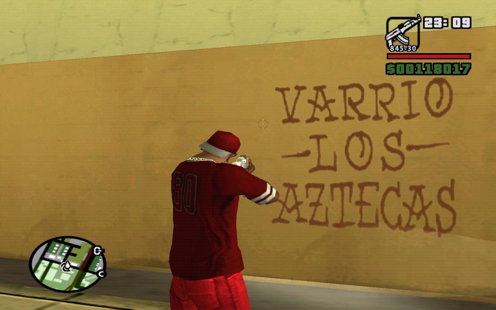 GTA San Andreas Graffiti Map