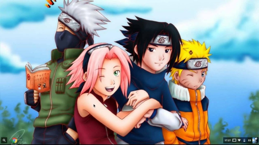 Team 7 Наруто, Какаши, Саске, Сакура
