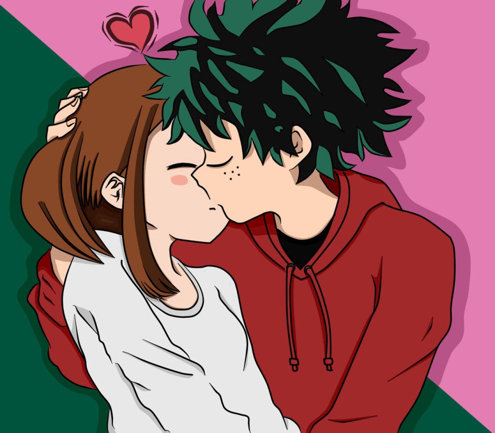 Моя геройская Академия Deku x Uraraka