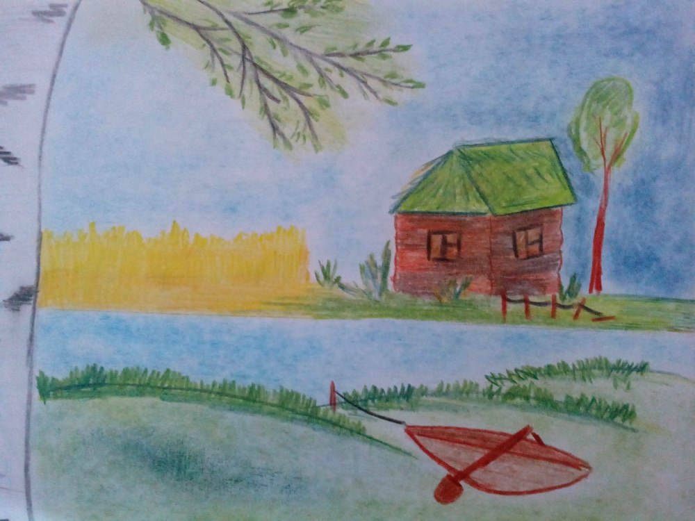 Рисунок для срисовки моя малая родина