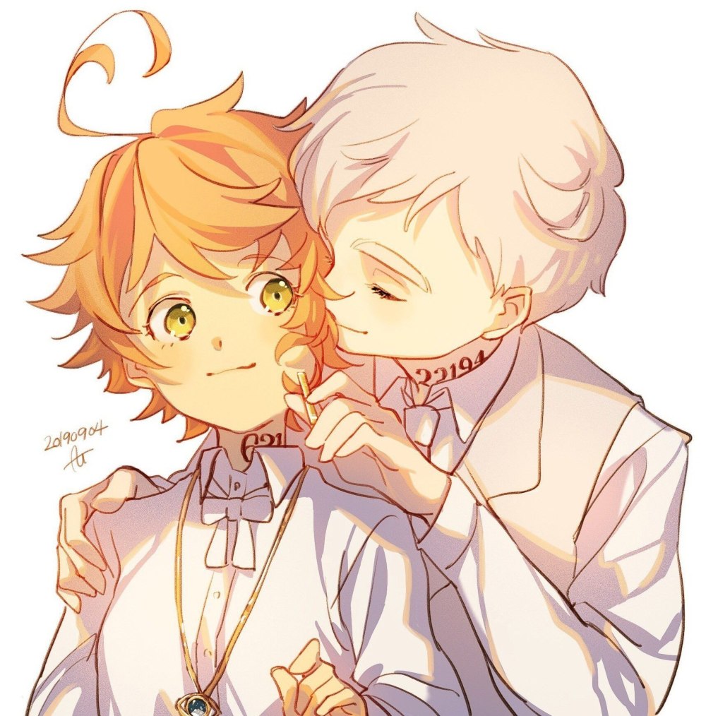 The promised Neverland Норман и Эмма