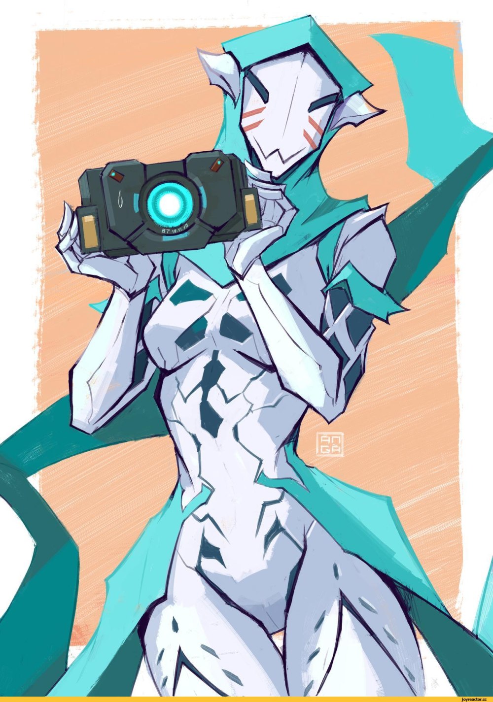 Warframe anime Art