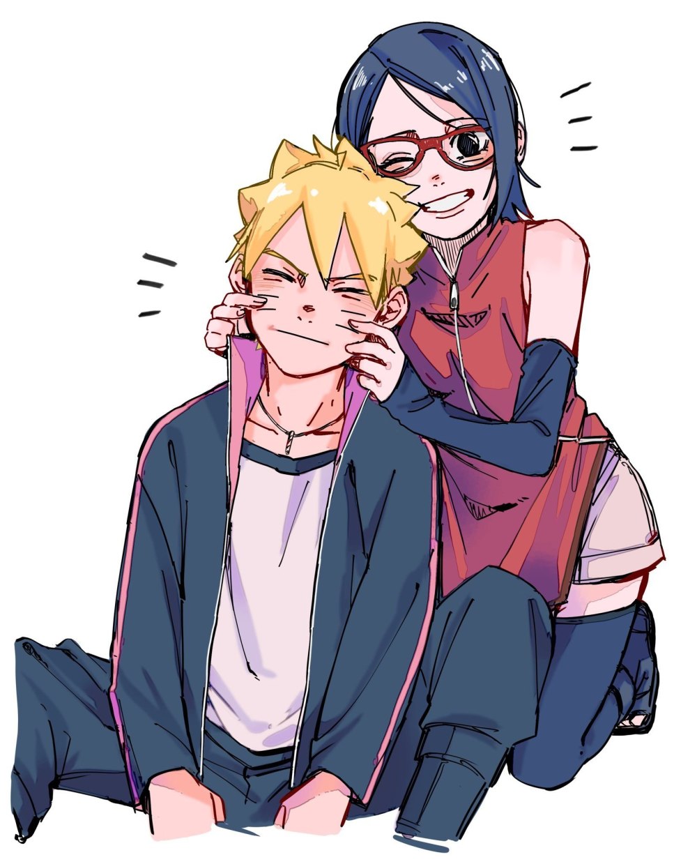 Boruto Sarada любовь