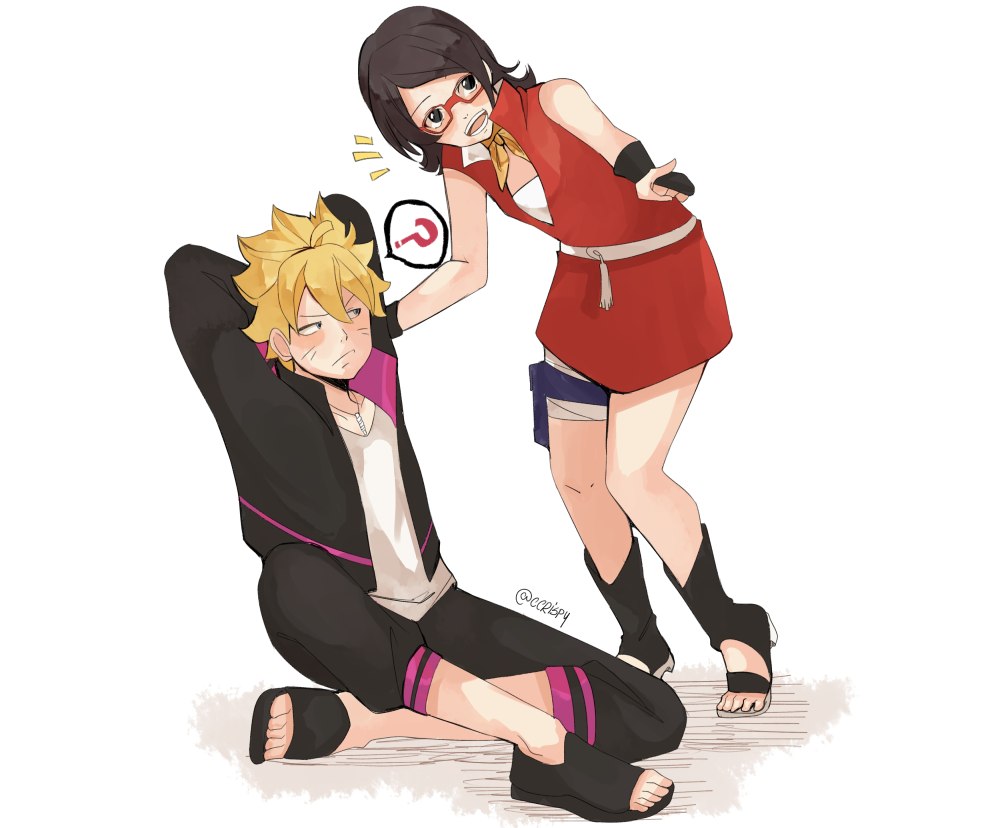 Naruto Сарада и Боруто