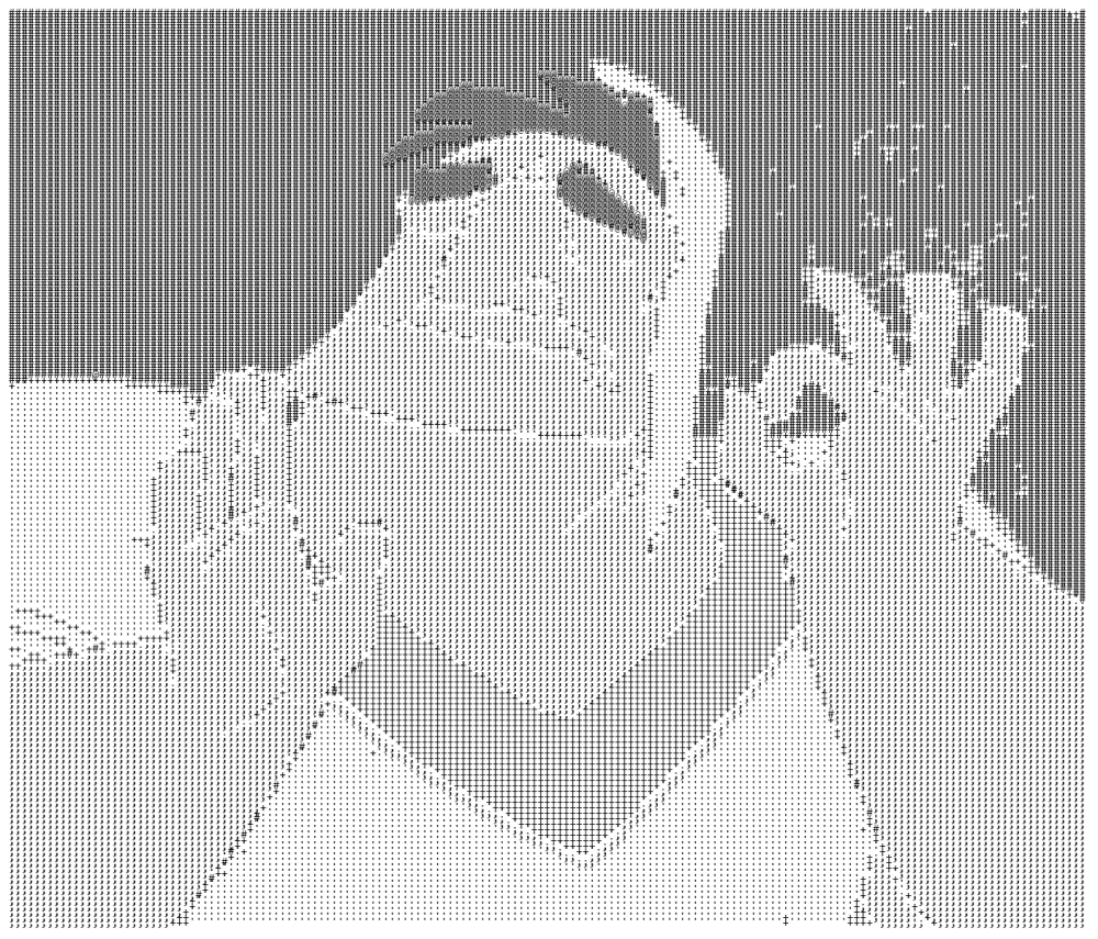 ASCII Мона Лиза