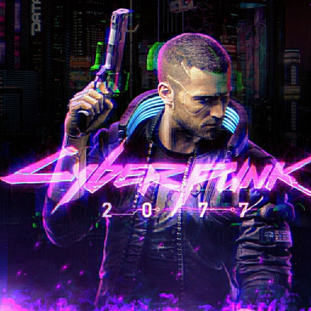 Cyberpunk 2077 Samurai неон