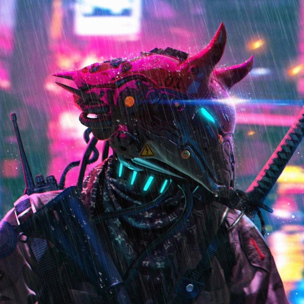 Samurai Demon Cyberpunk 2077