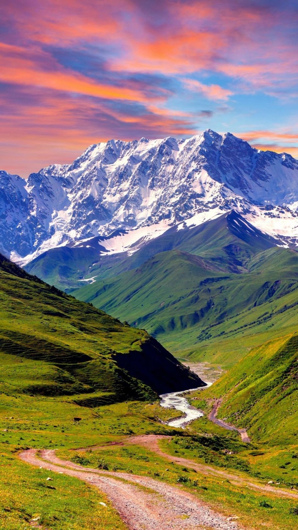 Домбай панорама гор