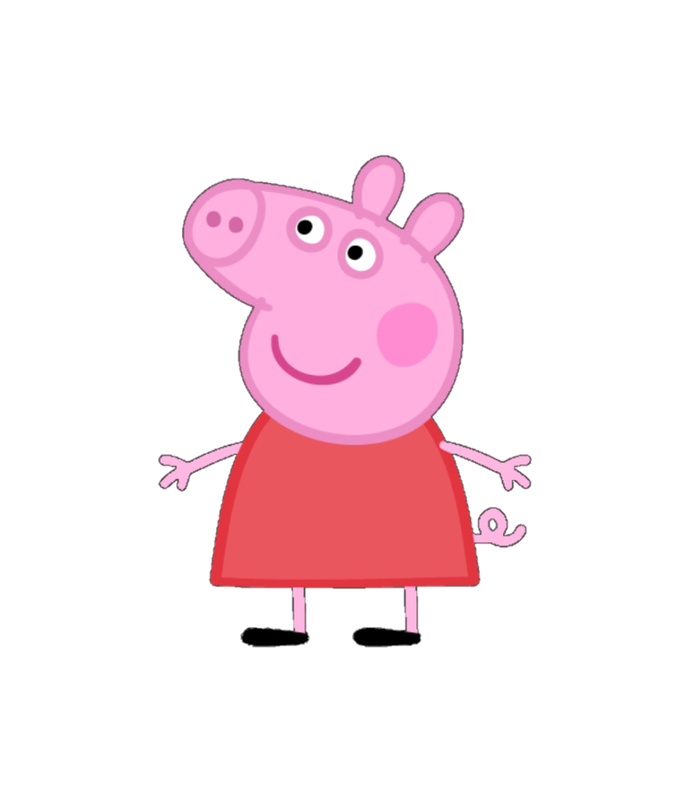 Curly hair in Peppa Pig