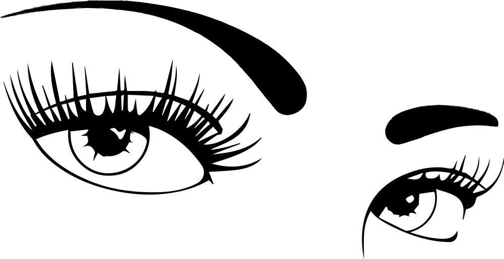 Ресницы силуэт