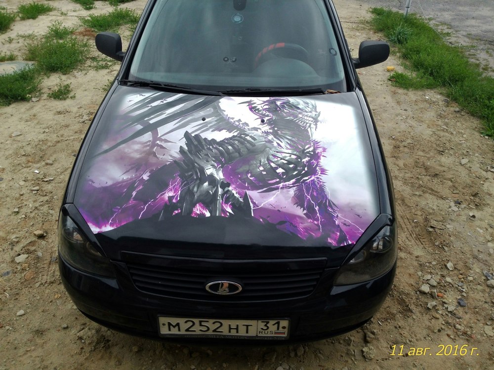Наклейки на приору на лобовое
