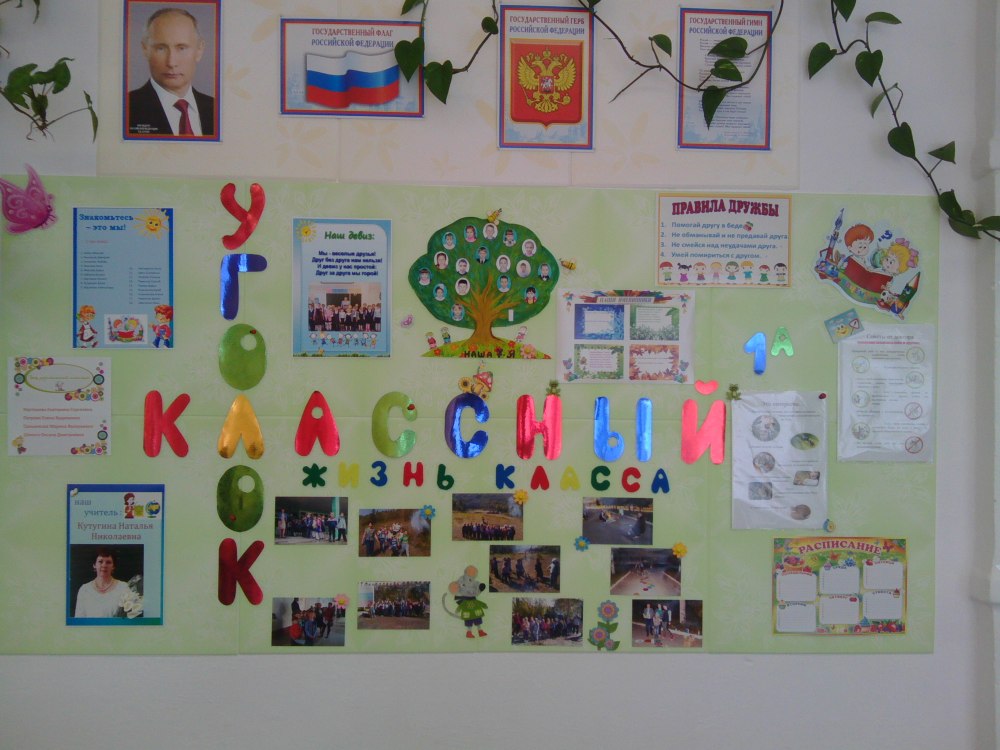 Уголок класса