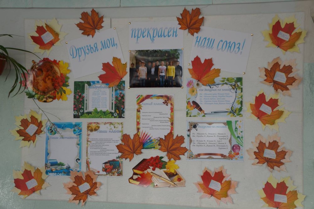 Классный уголок