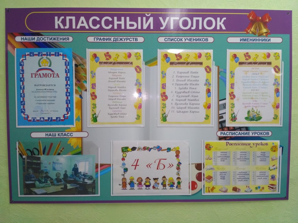 Креативный уголок класса