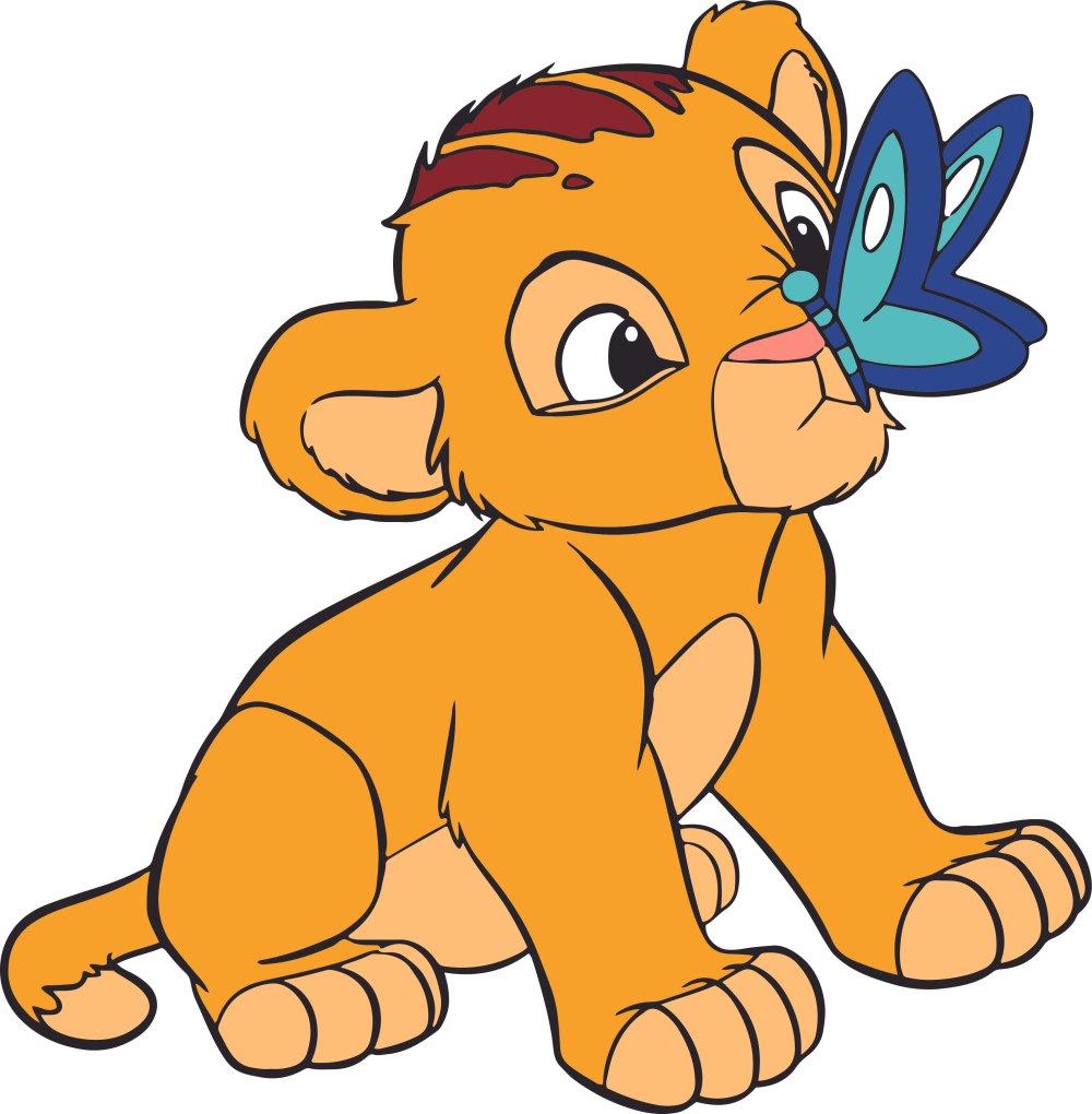 Король Лев Симба с короной