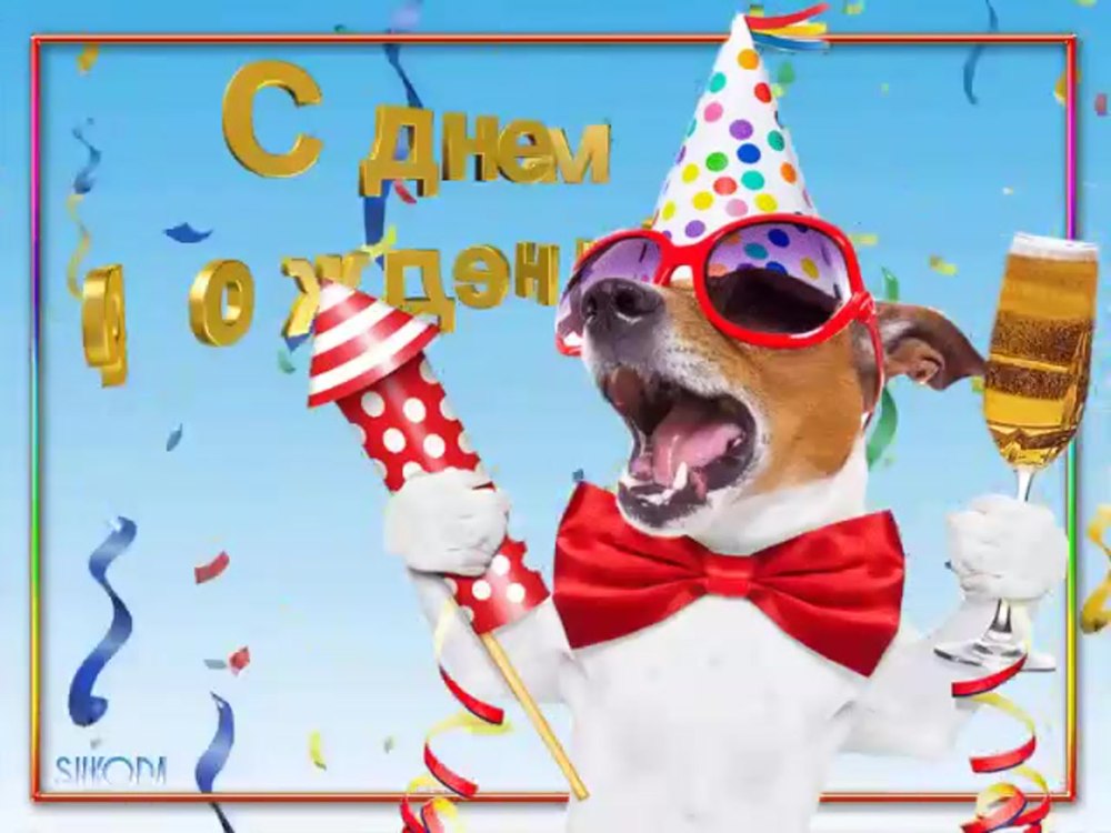 Открытка с днём рождения