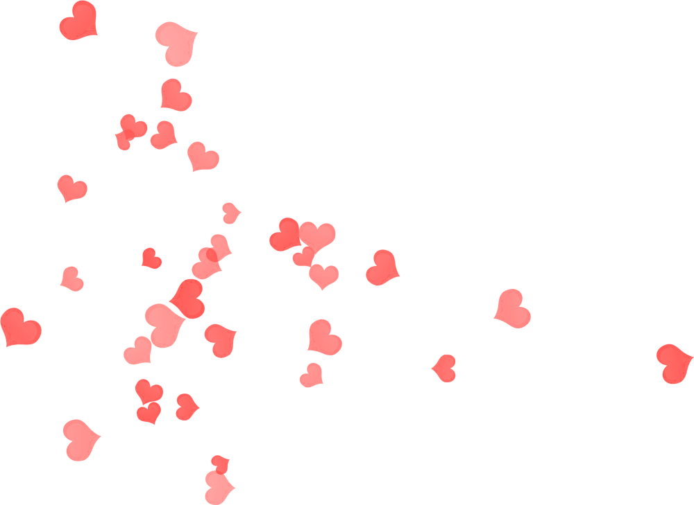 Сердце с блестками