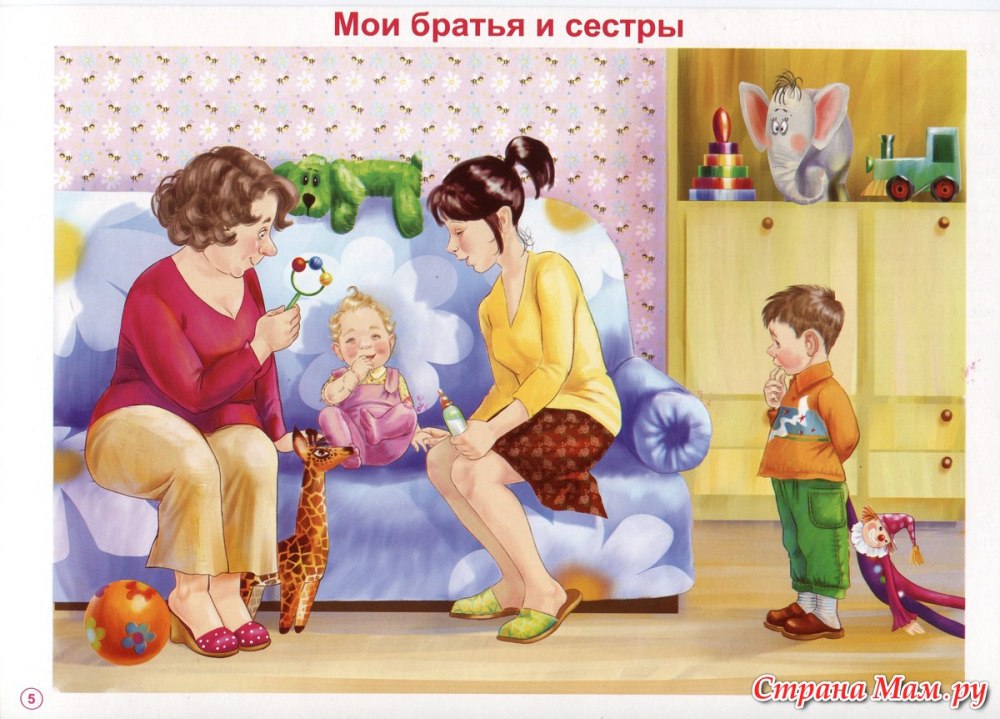 Сюжетная картина семья