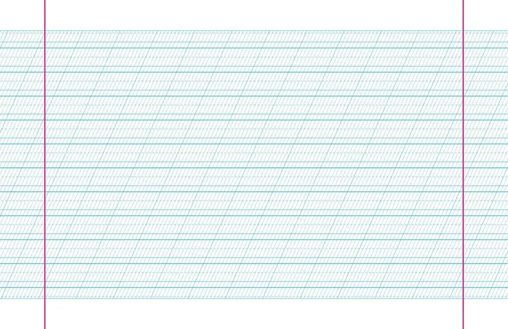 Разлиновка косая линия
