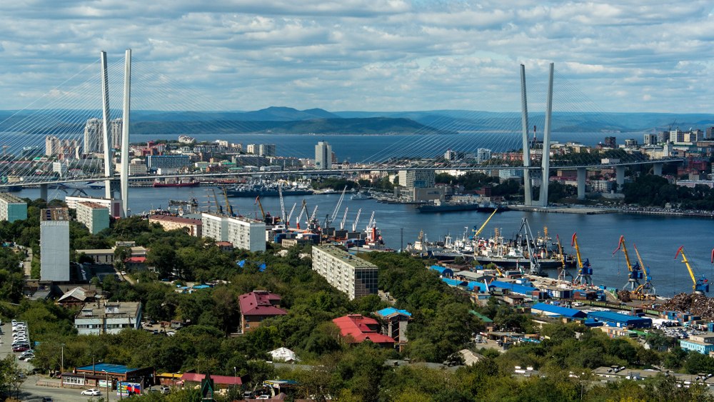 Порт Владивосток бухта золотой Рог