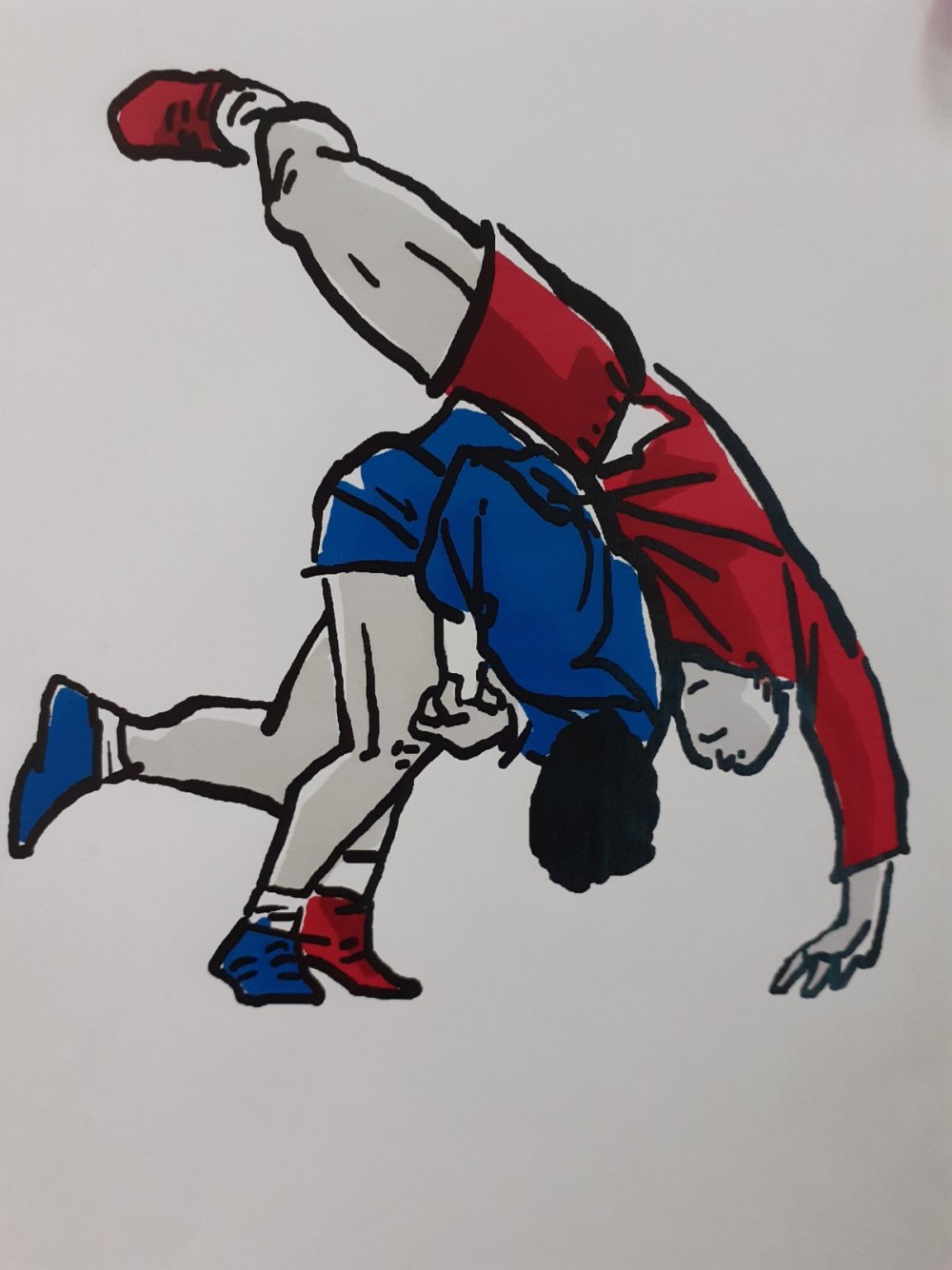 Рукопашный бой силуэт