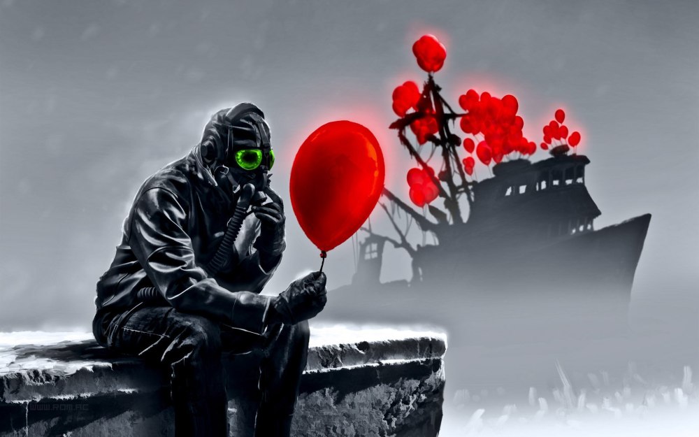 Человек вдалеке