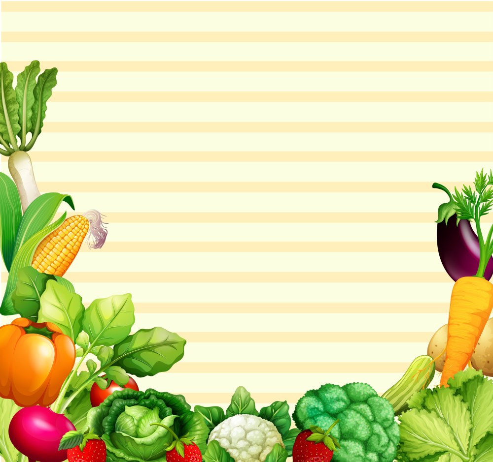 Рамка из продуктов
