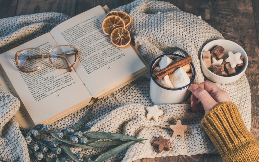 Красивые раскладки с книгами