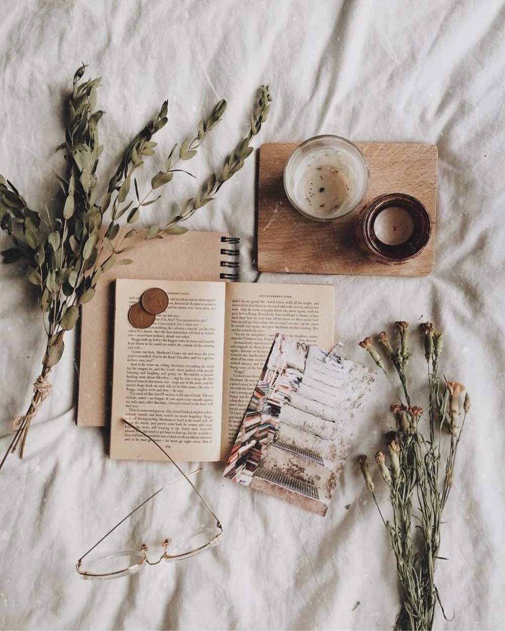 Красивые раскладки с книгами