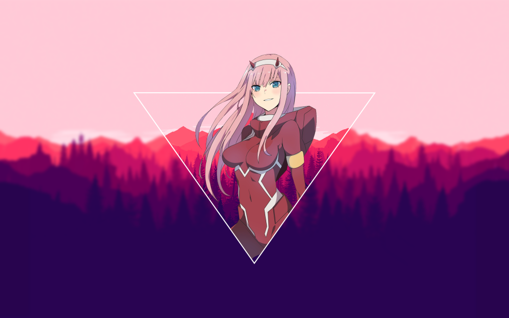 Zero two аниме ахегао
