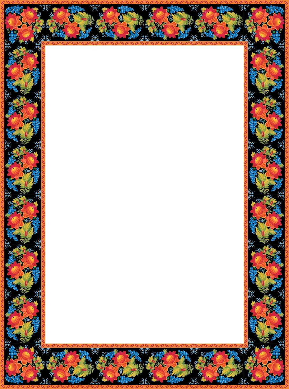 Рамка фольклорная