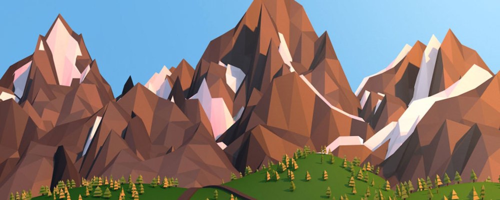 Low Poly горы