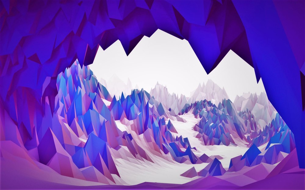 Low Poly пейзаж