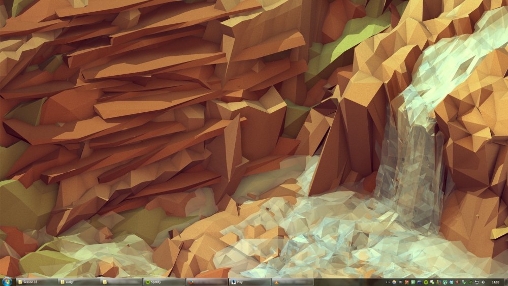 Горы 2d Low Poly
