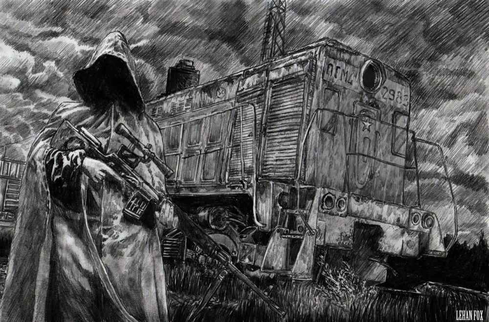 Раскраска Metro 2033
