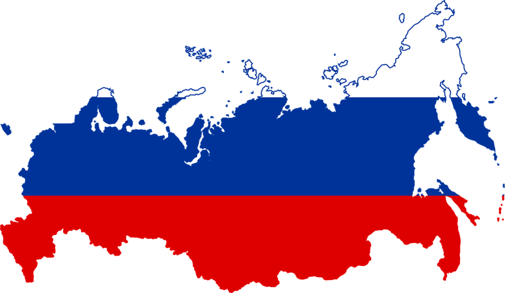 Карта России стилизованная