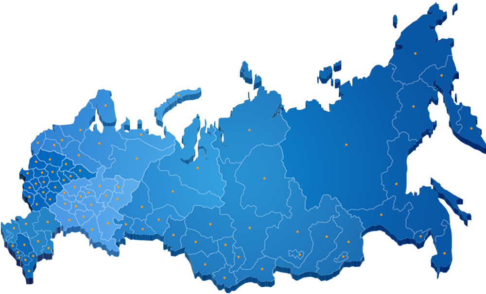 Омск на карте России