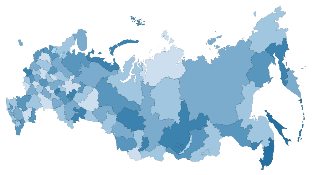Контур территории России