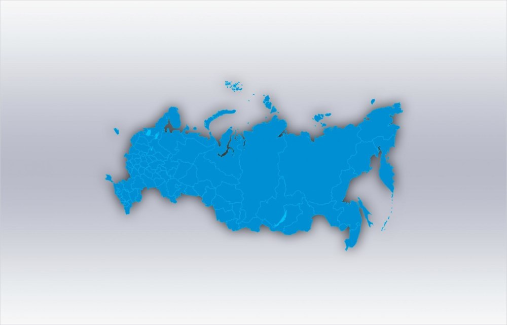 Карта России вектор