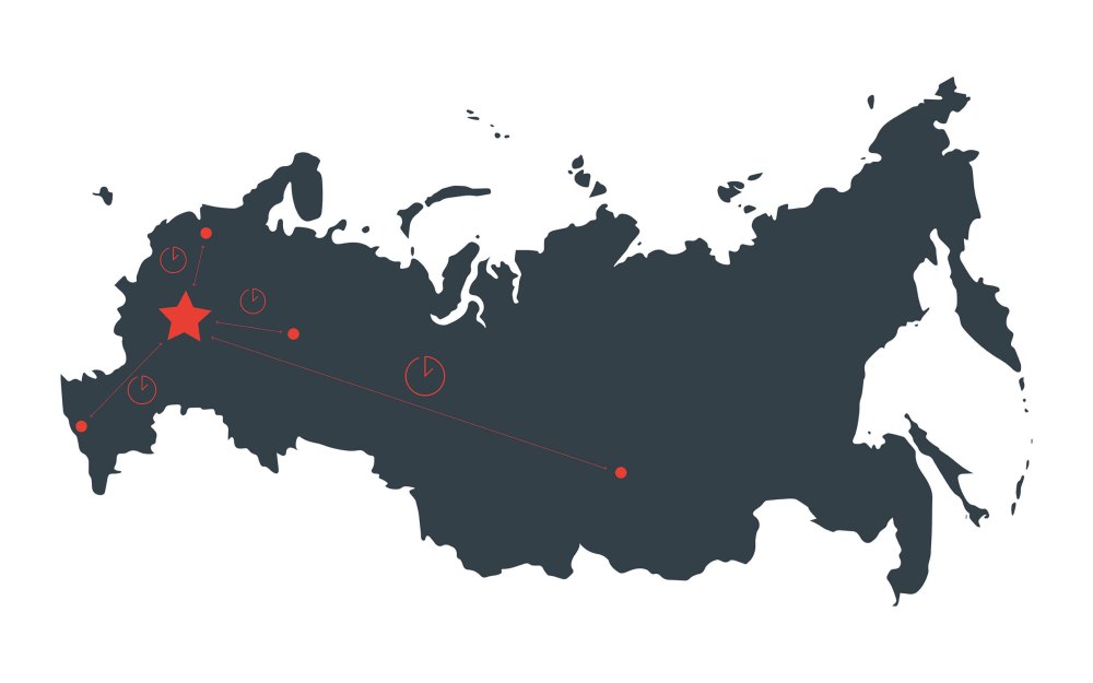 Нижневартовск на карте России
