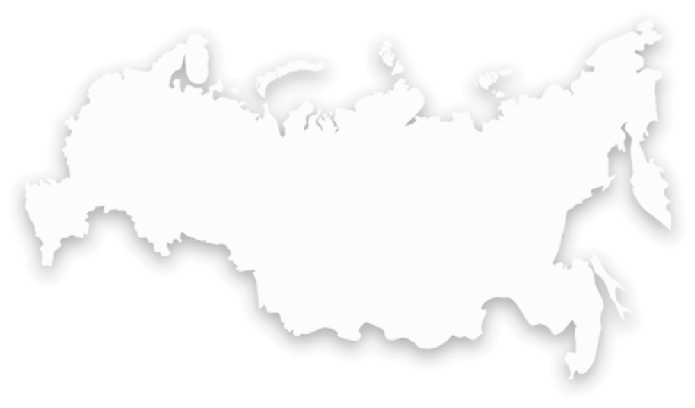 Карта России контур