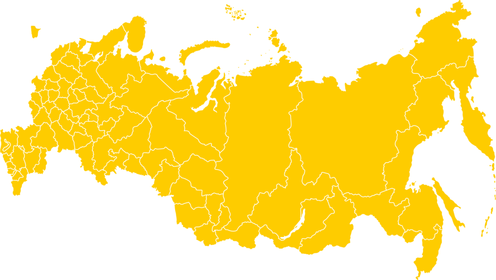 Карта России с логотипом
