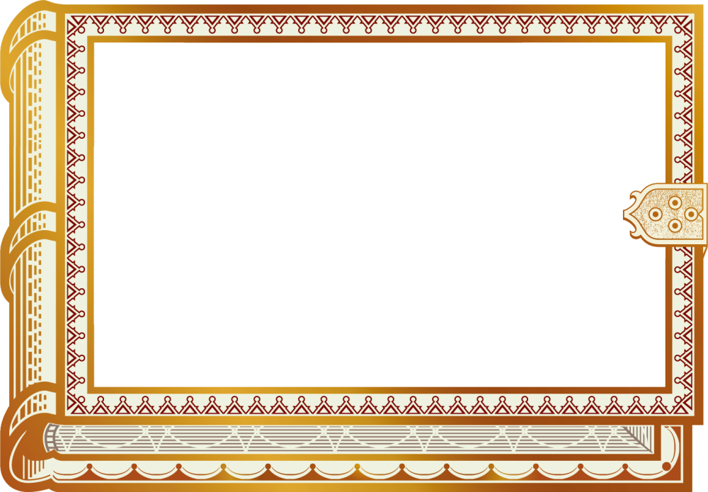 Рамка для текста черно-белая